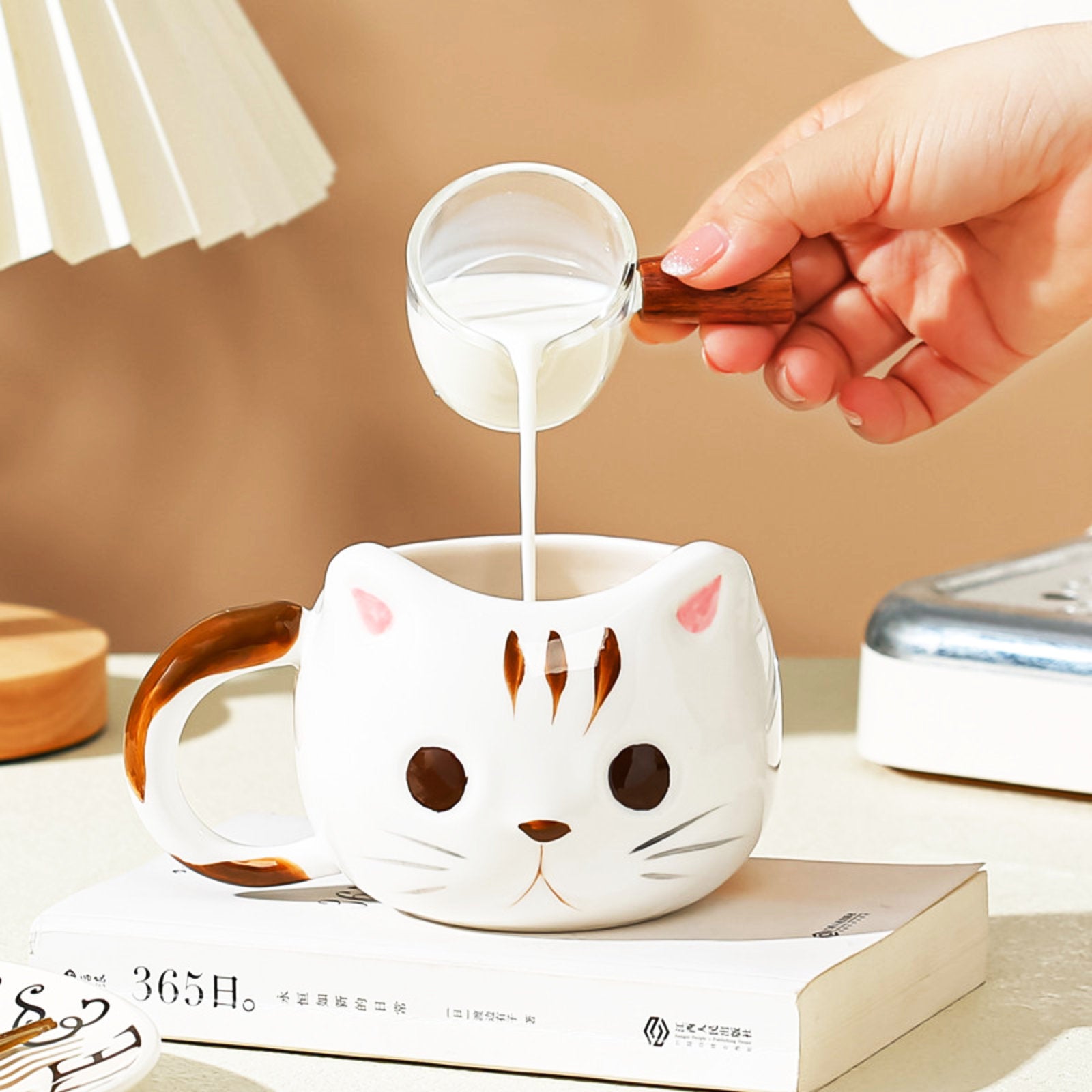 Adorable Cat-Shaped Mugs with Whimsical Design