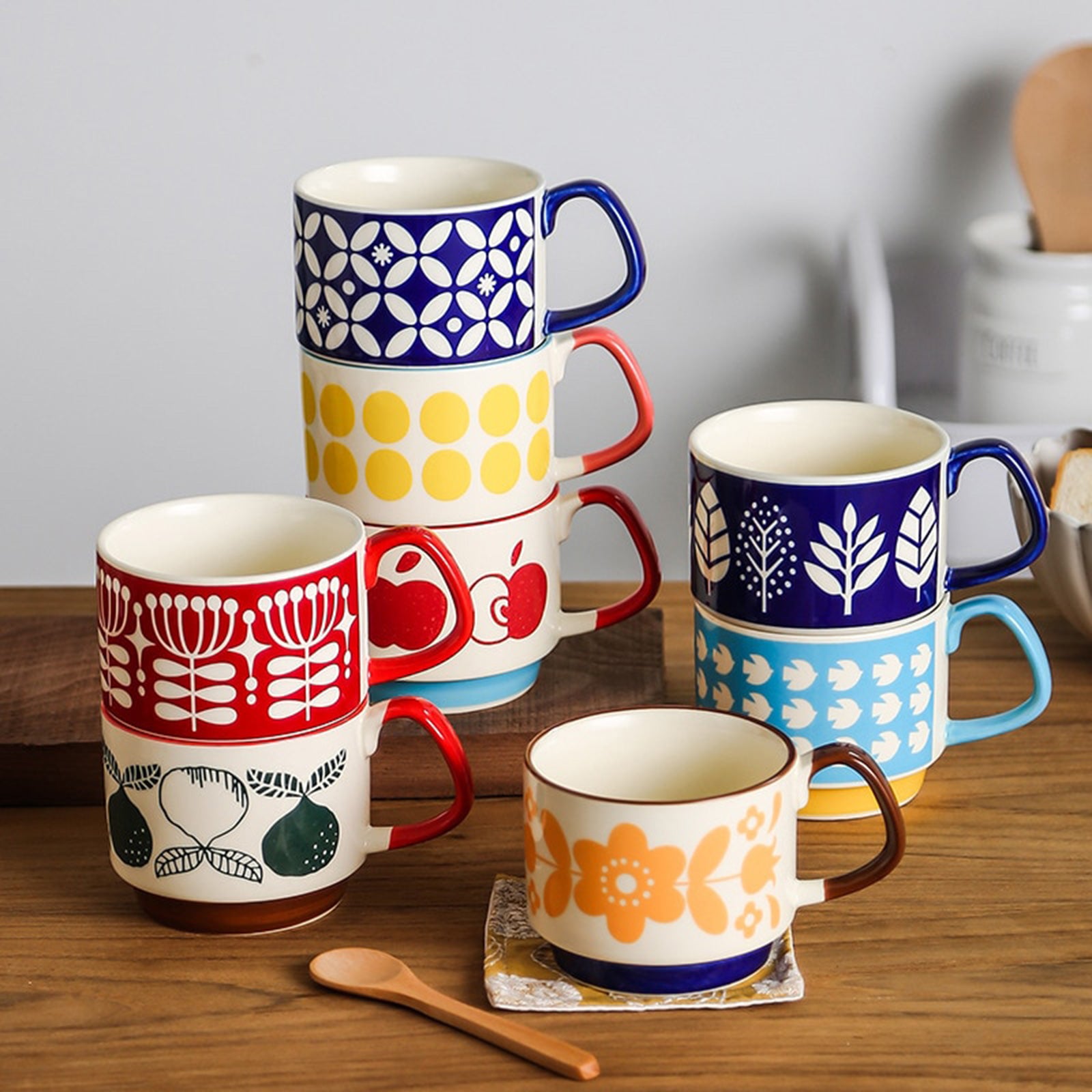 Cheers to the Past: Retro-Inspired Coffee Mugs with a Fun Nature Twist