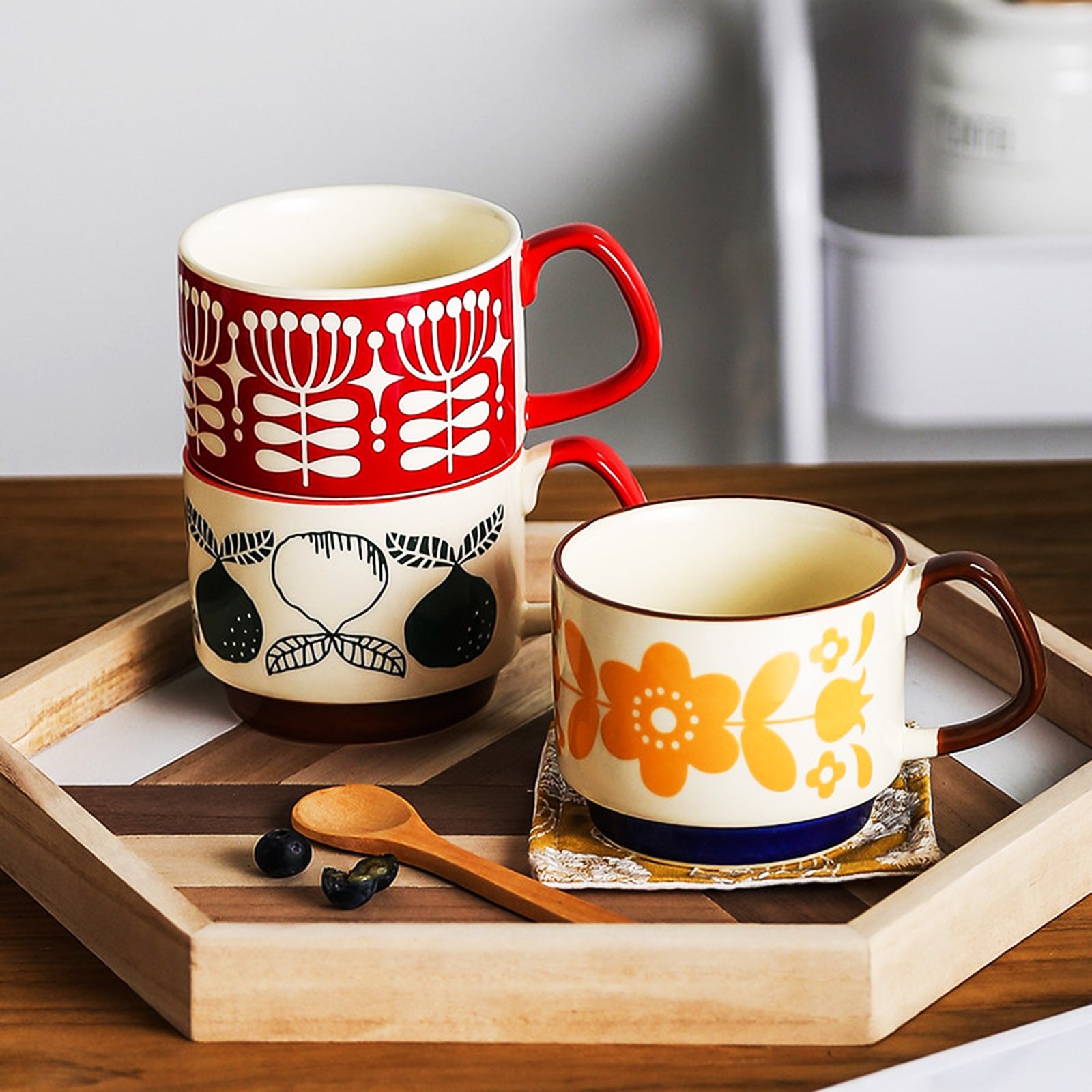 Cheers to the Past: Retro-Inspired Coffee Mugs with a Fun Nature Twist