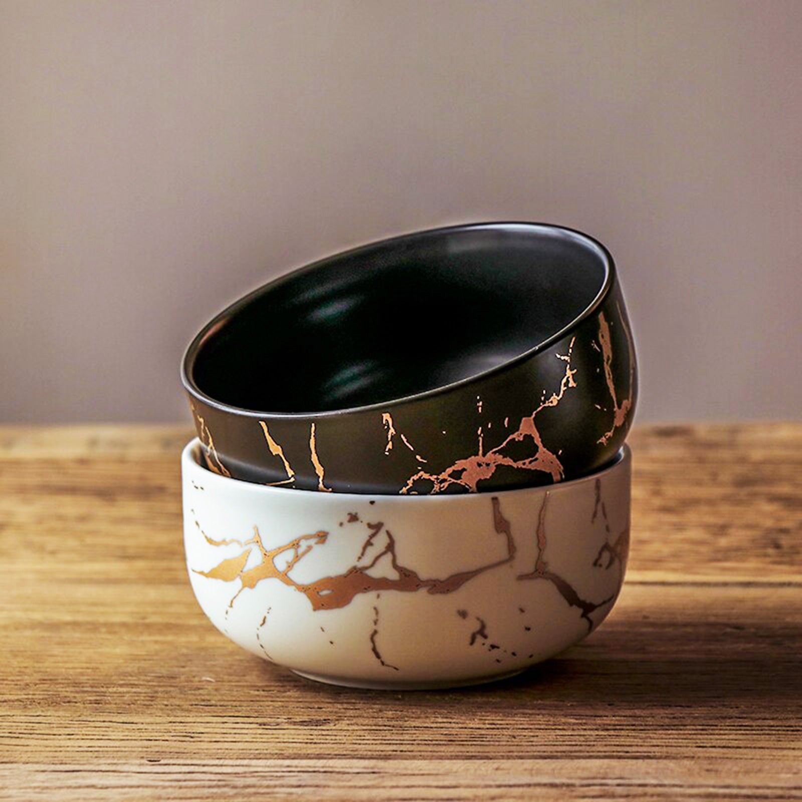Stylish Classic Marble Pattern Bowls - Choose from 2 Styles