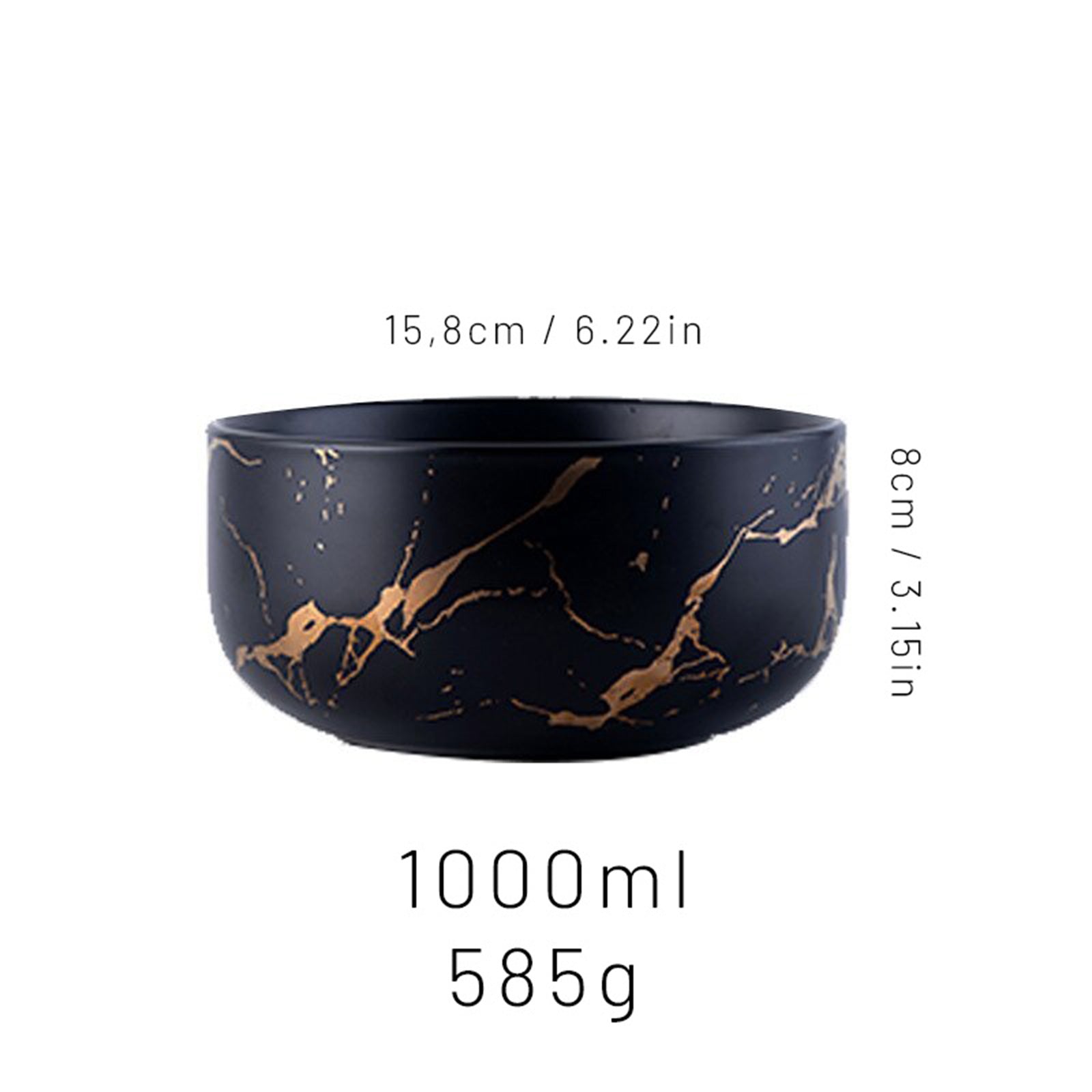 Stylish Classic Marble Pattern Bowls - Choose from 2 Styles