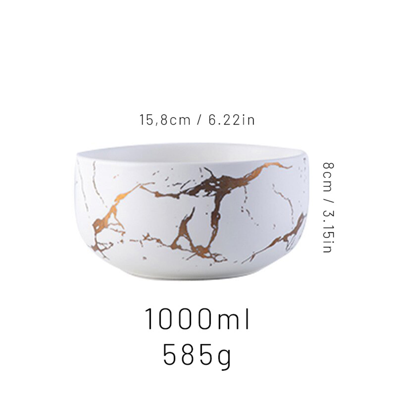 Stylish Classic Marble Pattern Bowls - Choose from 2 Styles