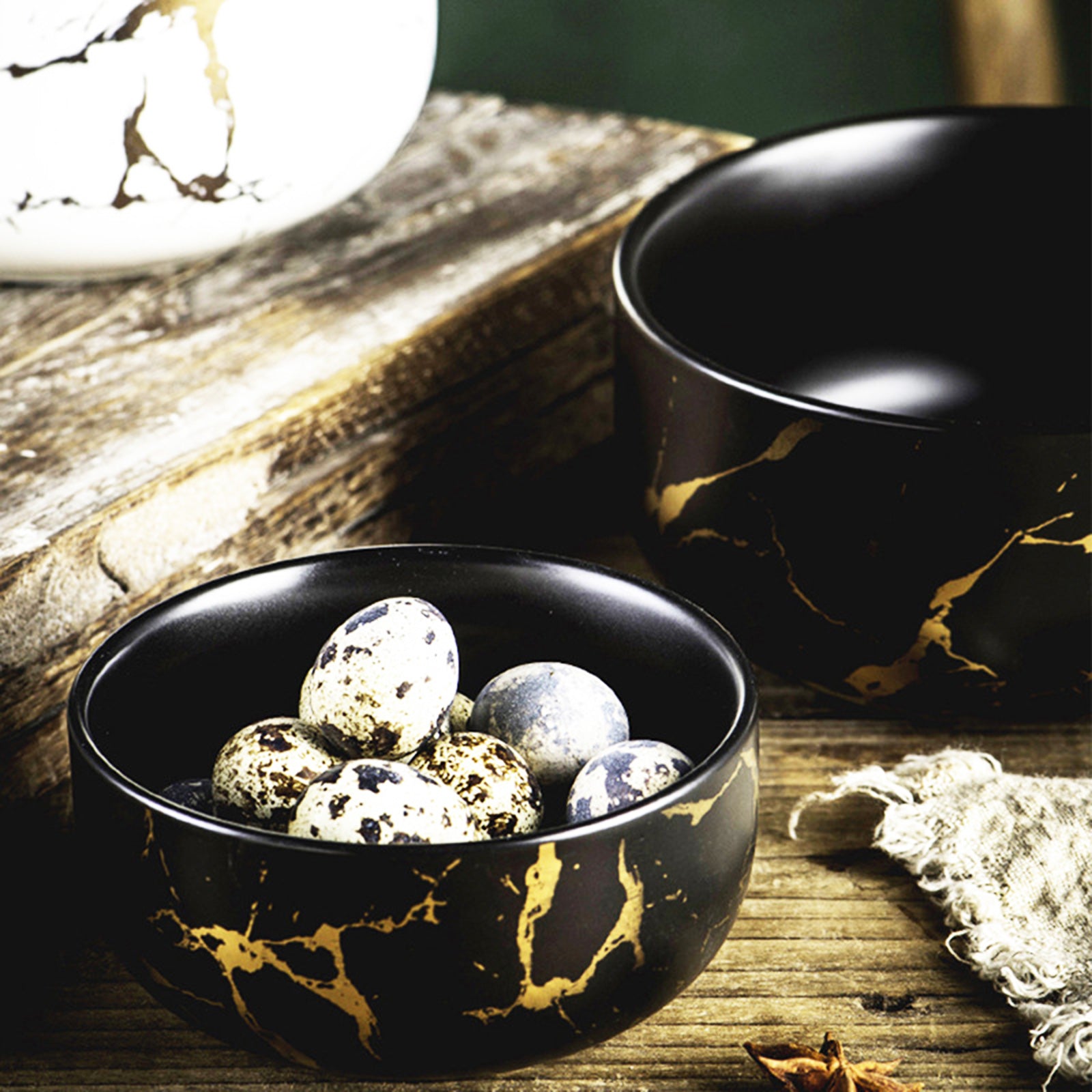 Stylish Classic Marble Pattern Bowls - Choose from 2 Styles