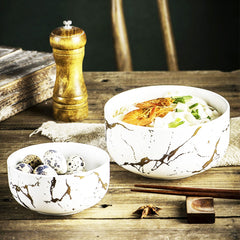 Stylish Classic Marble Pattern Bowls - Choose from 2 Styles