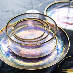 Colorful Oil Effect Glass Bowls: A Stylish Touch for Any Occasion