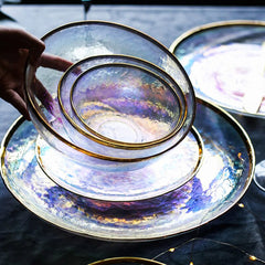 Colorful Oil Effect Glass Bowls: A Stylish Touch for Any Occasion