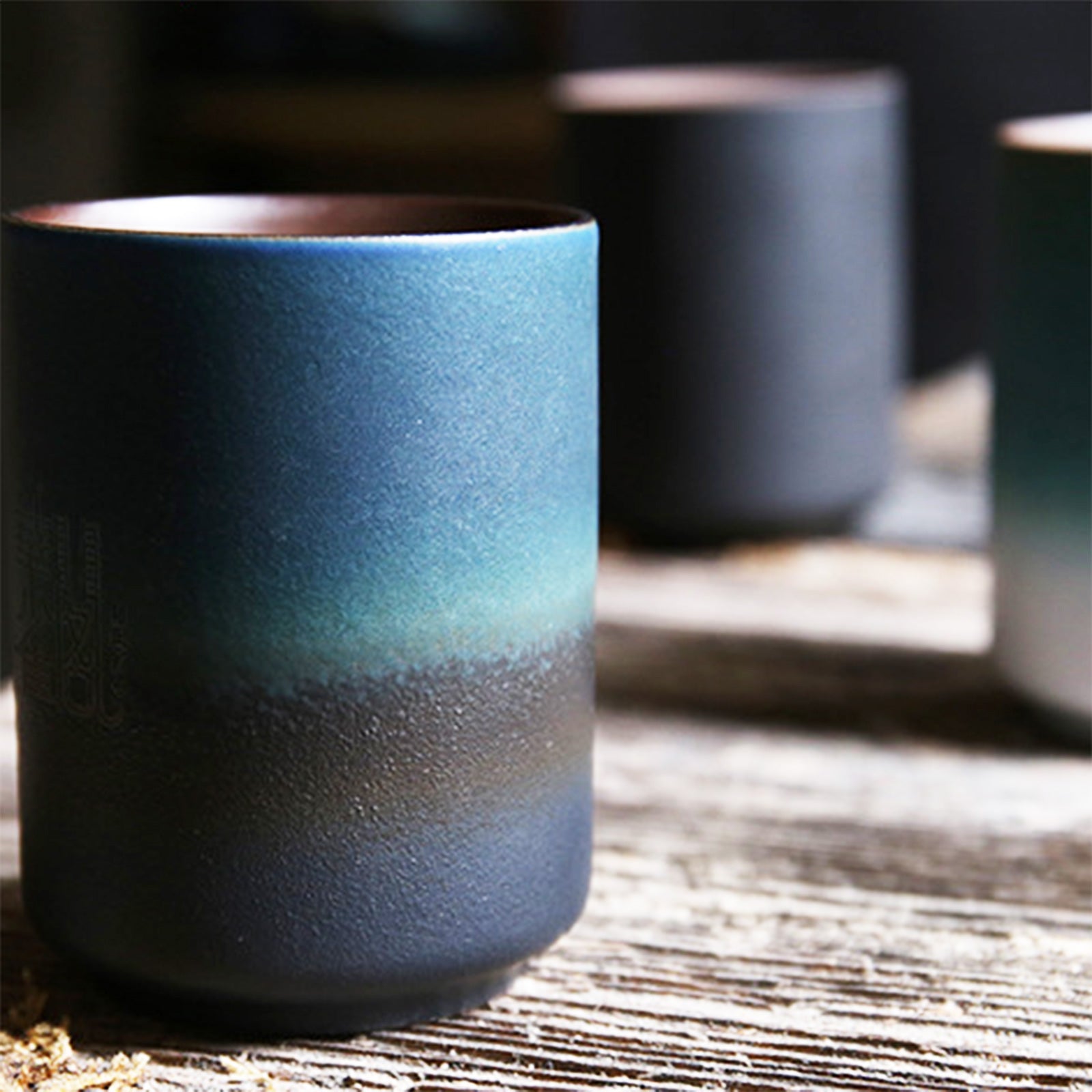 Eastern Inspired Cups With Cylindrical Shape And Relaxing Colors (3 styles)