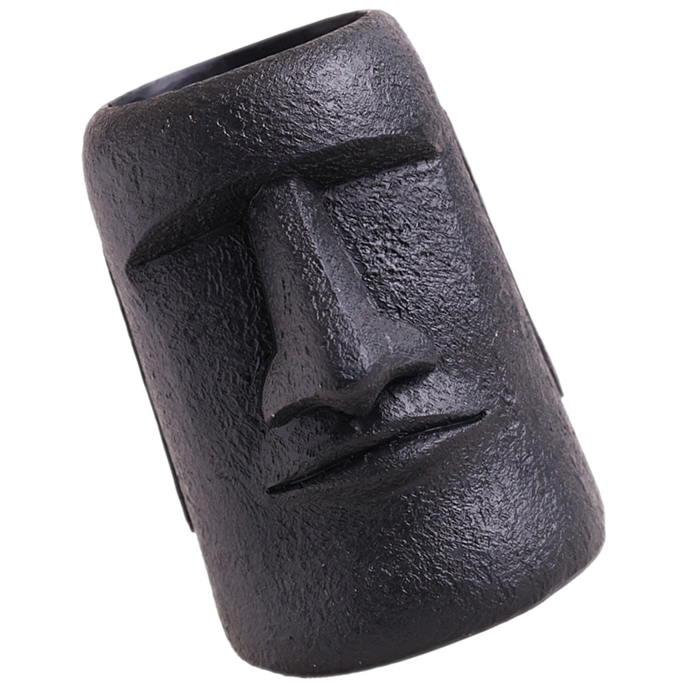 Charming Easter Island Head Plant Pot - Expressive Design in 2 Sizes and 2 Colors