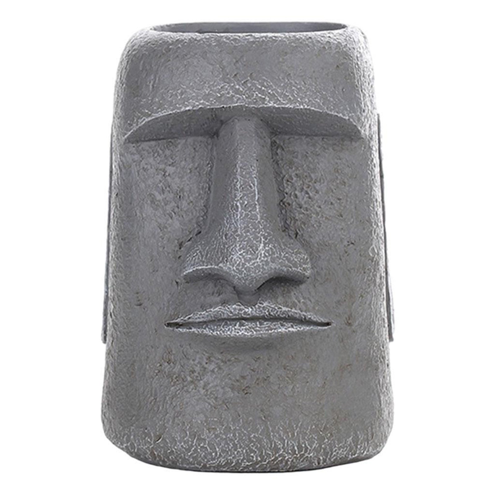 Charming Easter Island Head Plant Pot - Expressive Design in 2 Sizes and 2 Colors