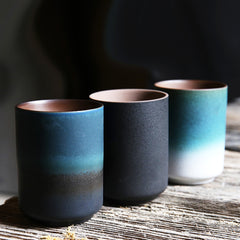 Eastern Inspired Cups With Cylindrical Shape And Relaxing Colors (3 styles)