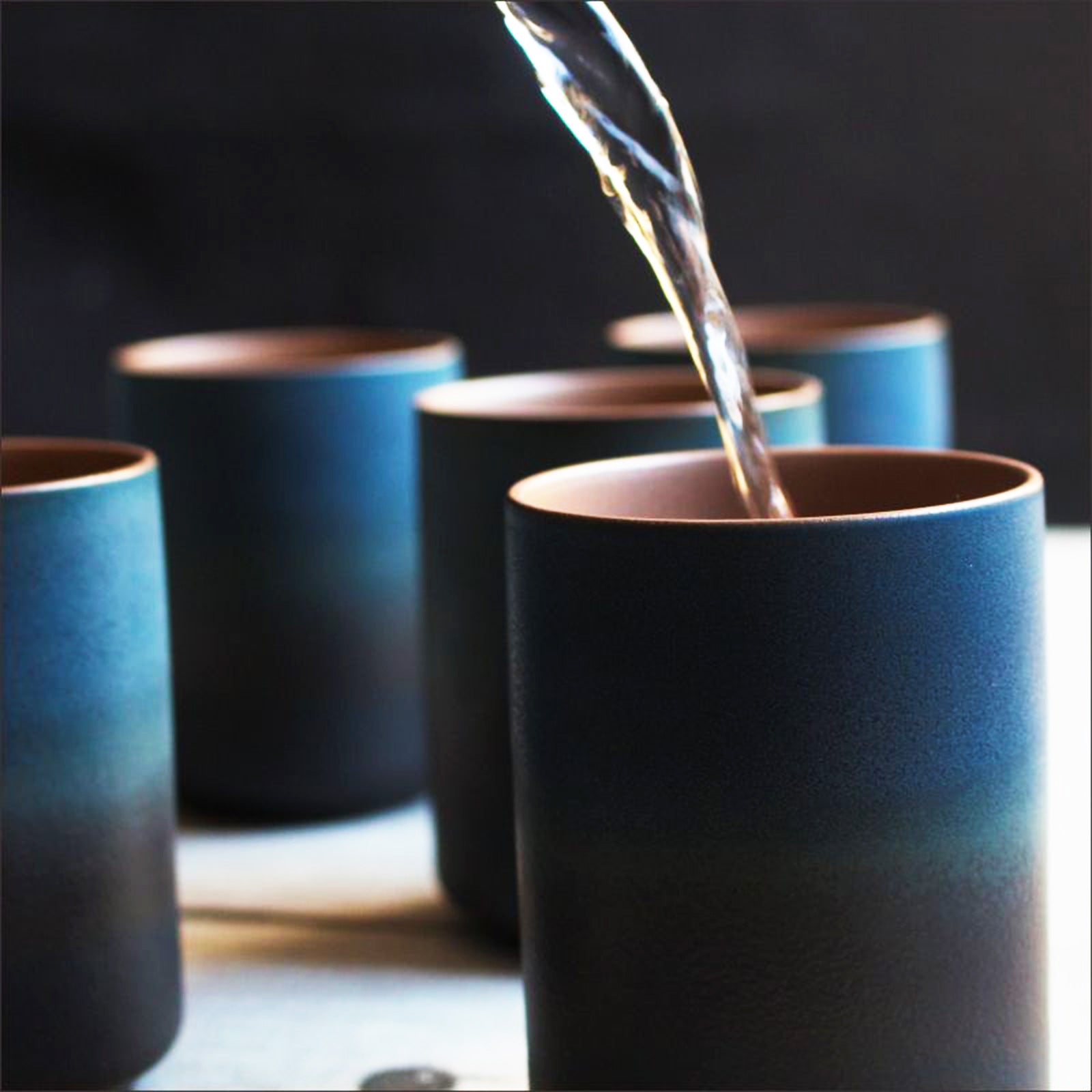 Eastern Inspired Cups With Cylindrical Shape And Relaxing Colors (3 styles)