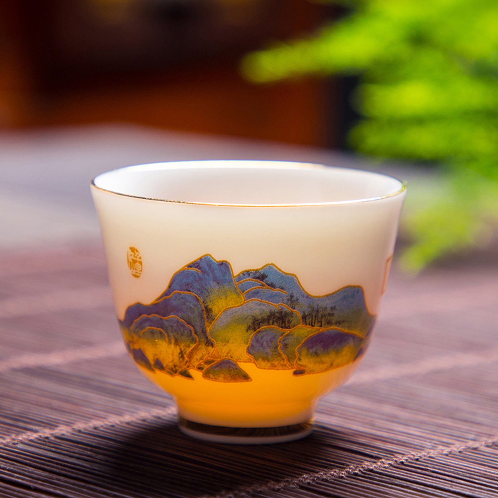 Elegant Chinese Tea or Sake Cups with Beautiful Design