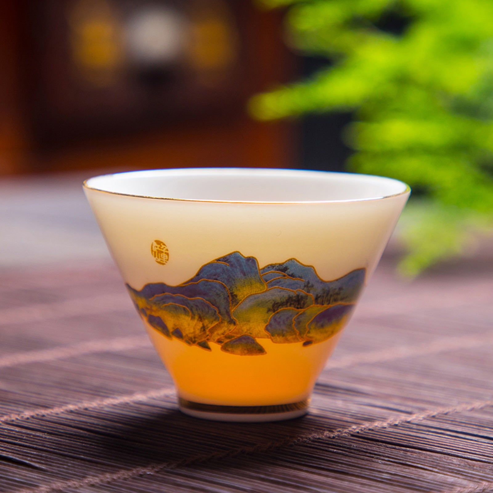 Elegant Chinese Tea or Sake Cups with Beautiful Design