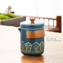 Enchanting Chinese Tea Set Infused with the Timeless Elegance of the Middle East