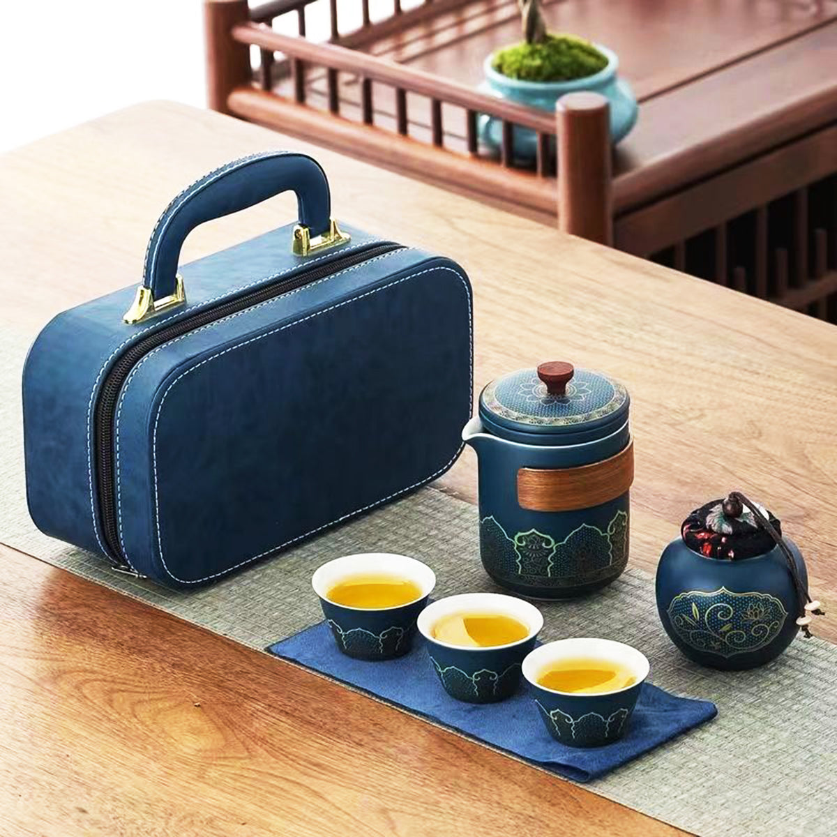 Enchanting Chinese Tea Set Infused with the Timeless Elegance of the Middle East