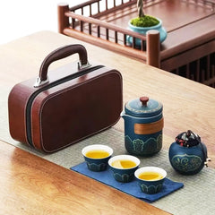 Enchanting Chinese Tea Set Infused with the Timeless Elegance of the Middle East