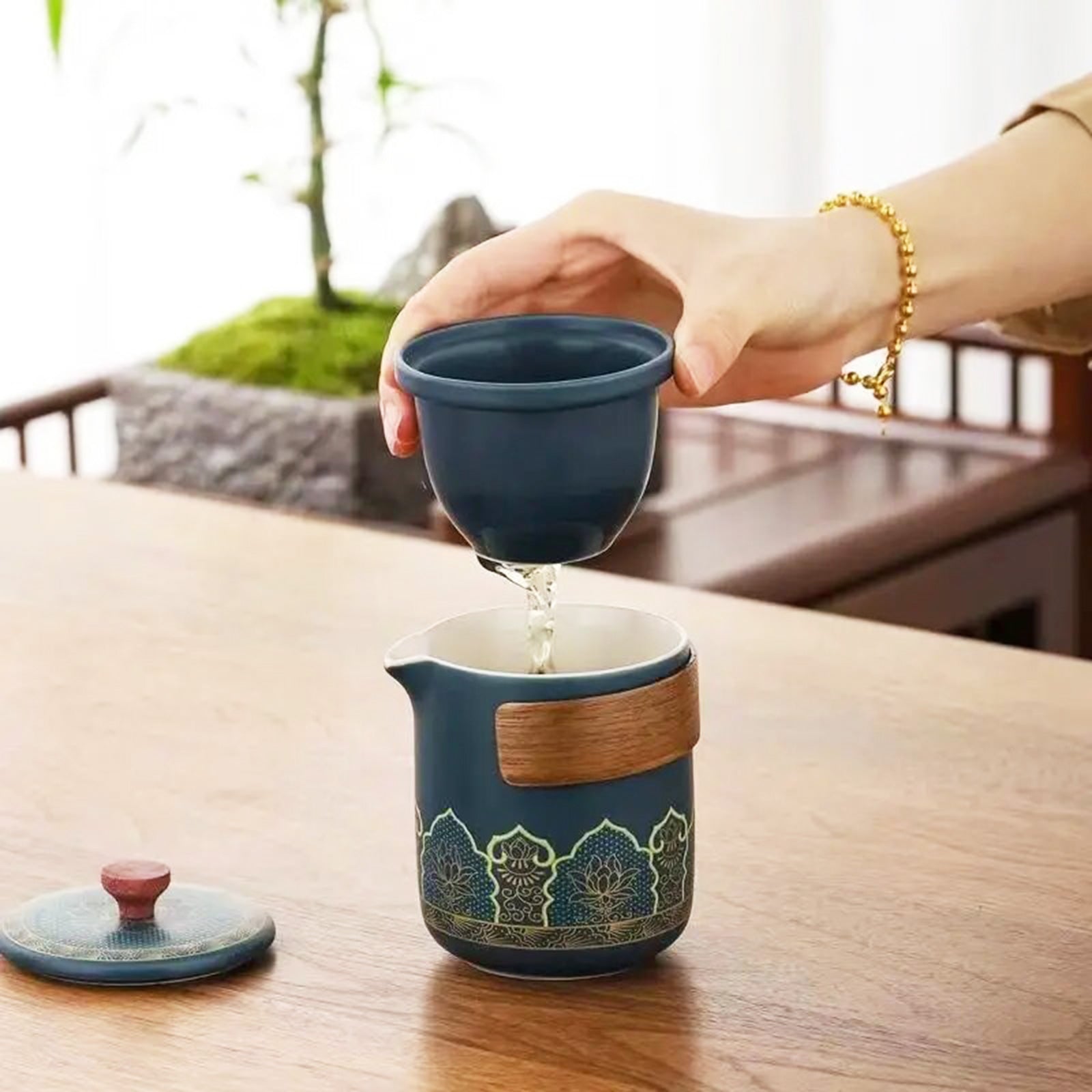 Enchanting Chinese Tea Set Infused with the Timeless Elegance of the Middle East
