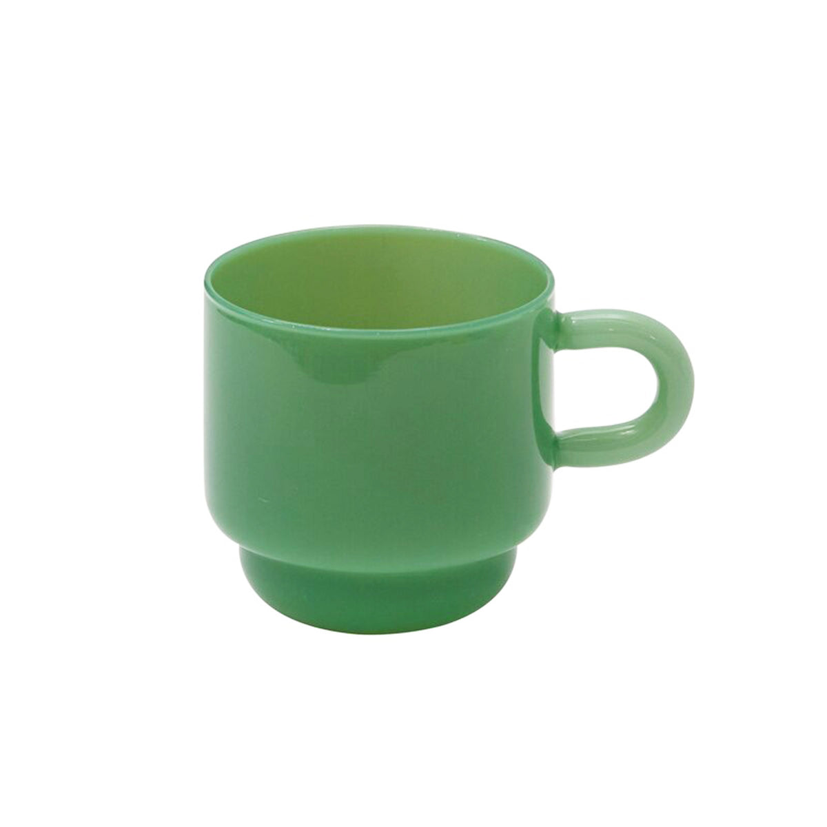 Exotic Jade Colored Glass Mugs - Heat resistant (5 styles)