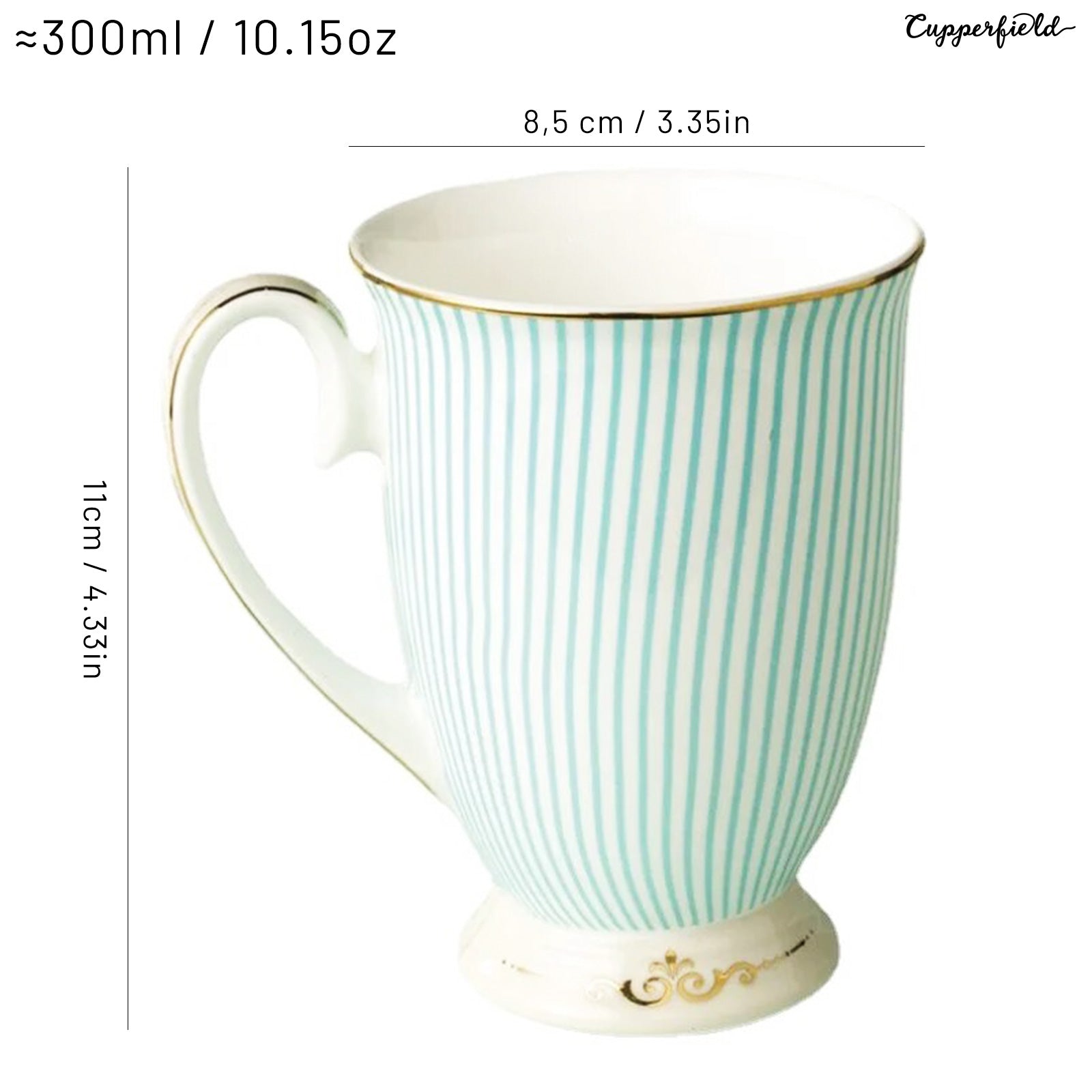 Exquisite British-Inspired Bone China Tea Cups - Deluxe Edition