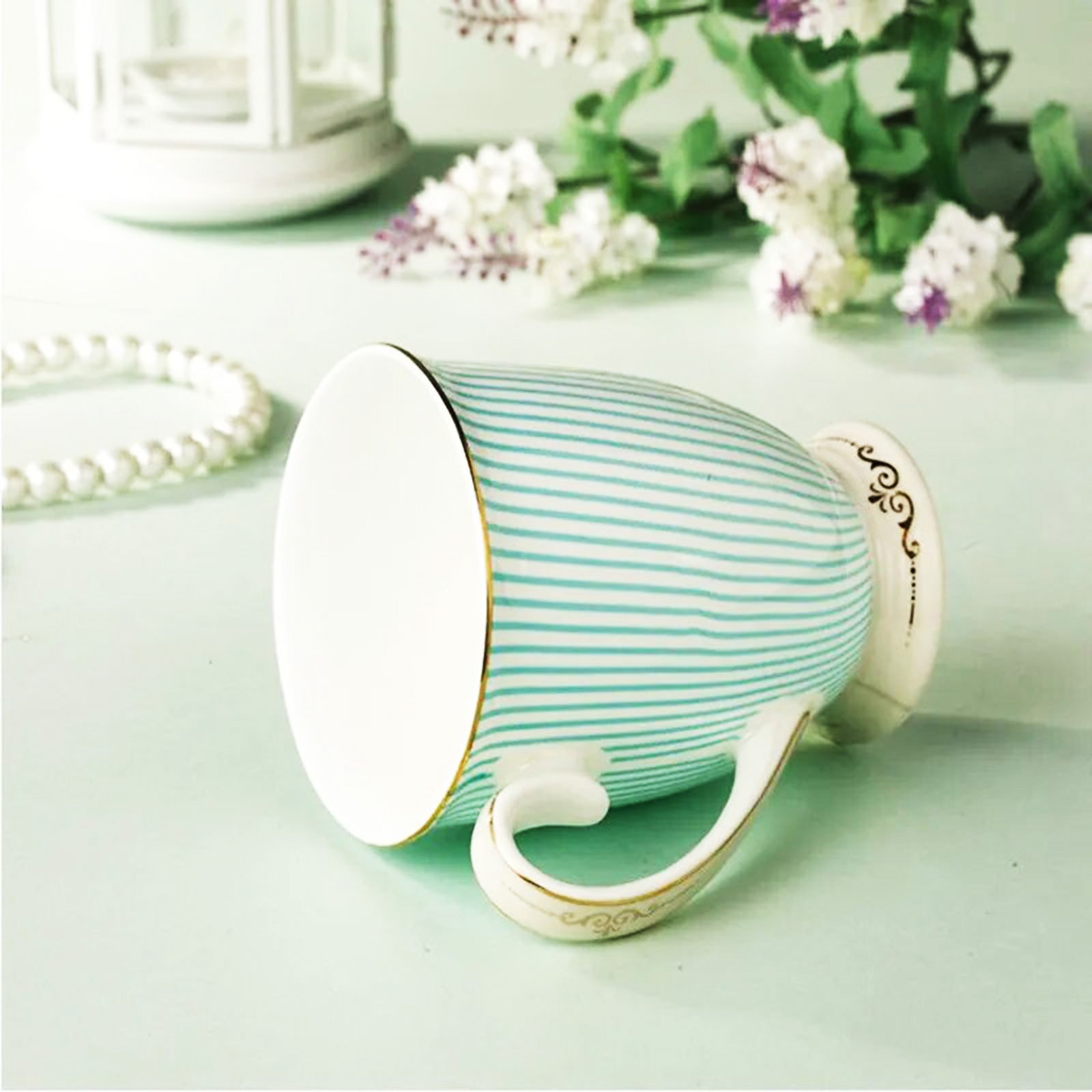 Exquisite British-Inspired Bone China Tea Cups - Deluxe Edition