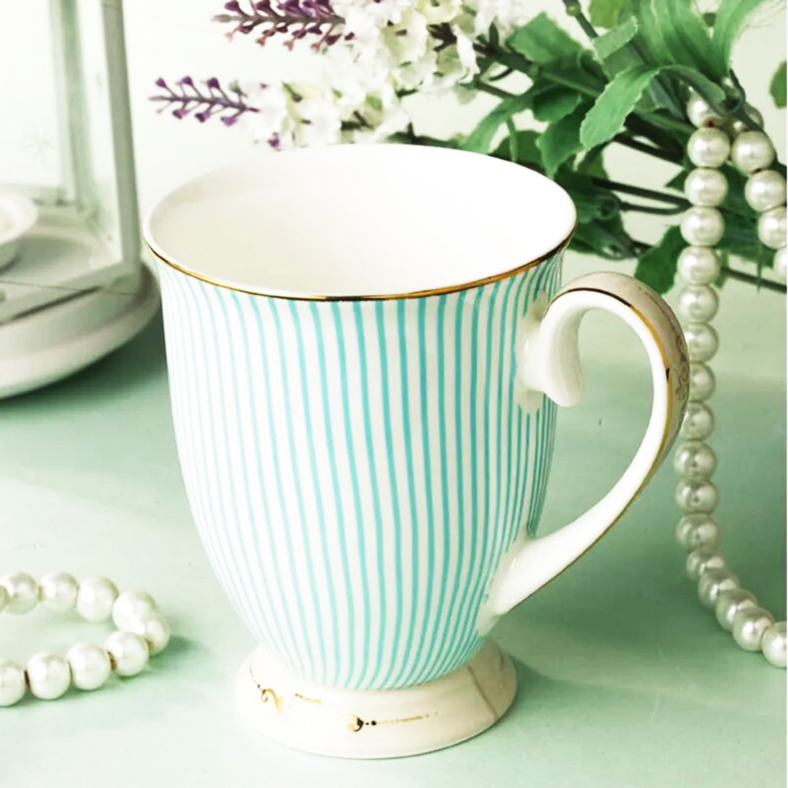 Exquisite British-Inspired Bone China Tea Cups - Deluxe Edition