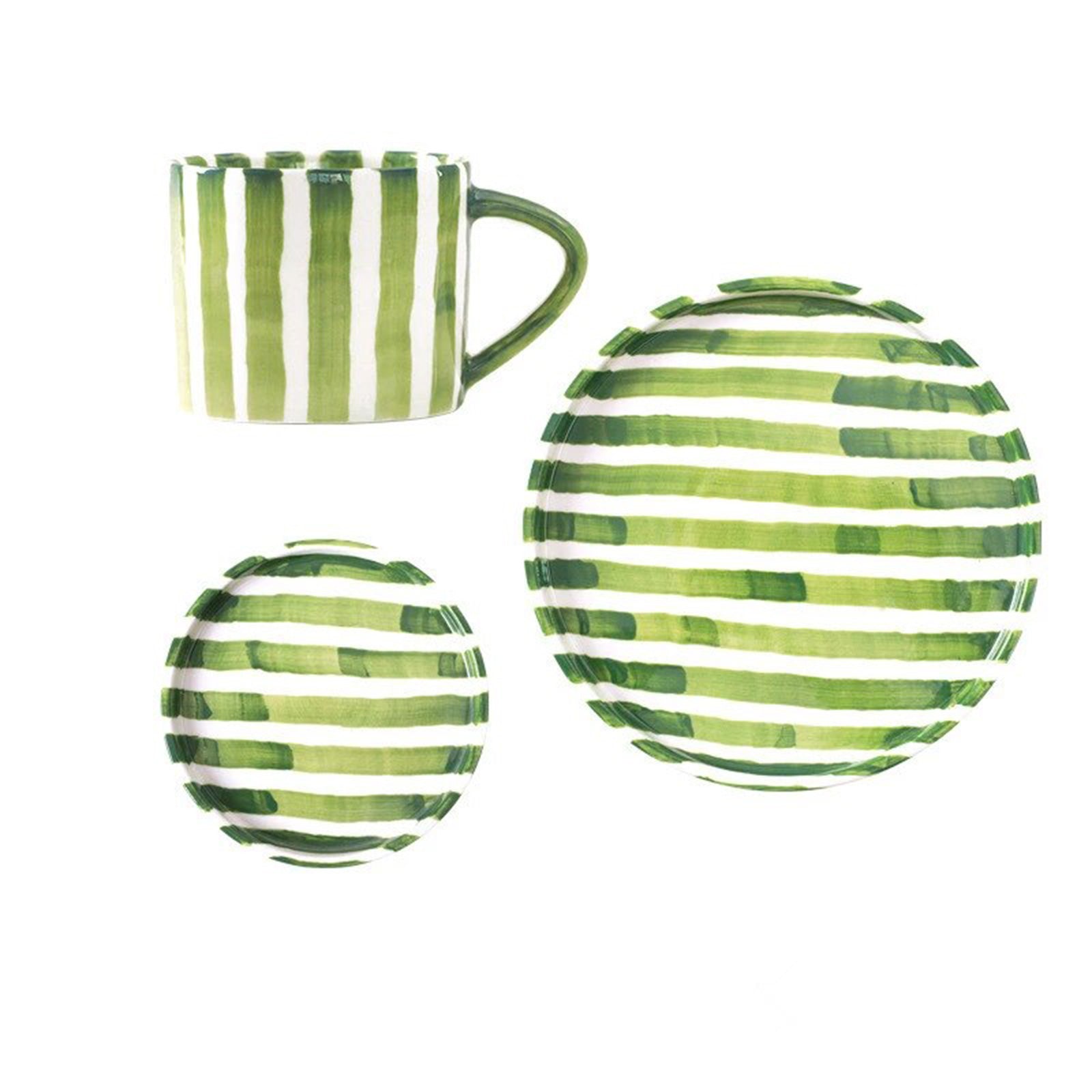 Funky Striped Nordic Mug Set: Add a Pop of Color to Your Mornings!