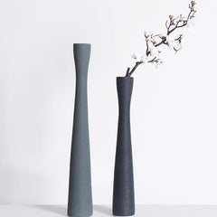 Graceful Tall Ceramic Vases Portraying Nordic Elegance