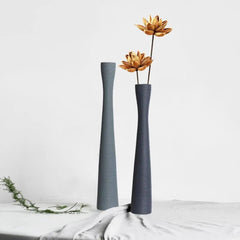 Graceful Tall Ceramic Vases Portraying Nordic Elegance