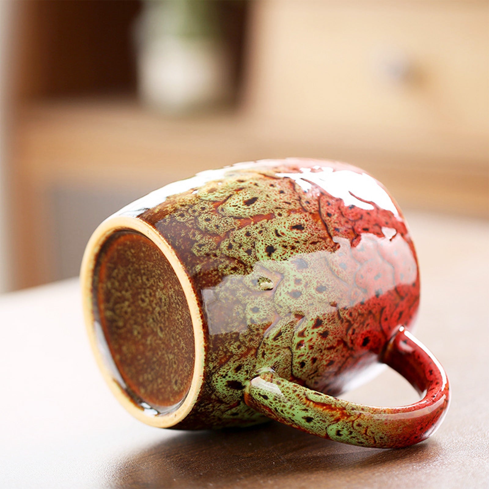 High Capacity, Colorful Mugs with Round Body