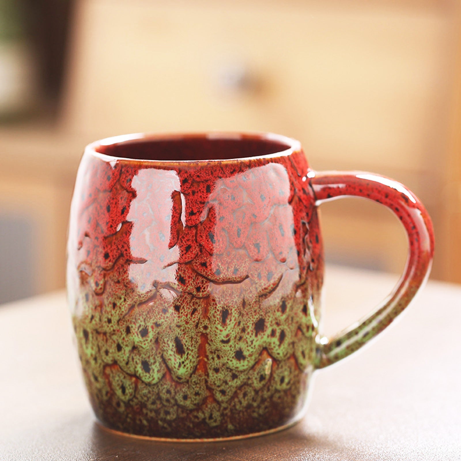 High Capacity, Colorful Mugs with Round Body