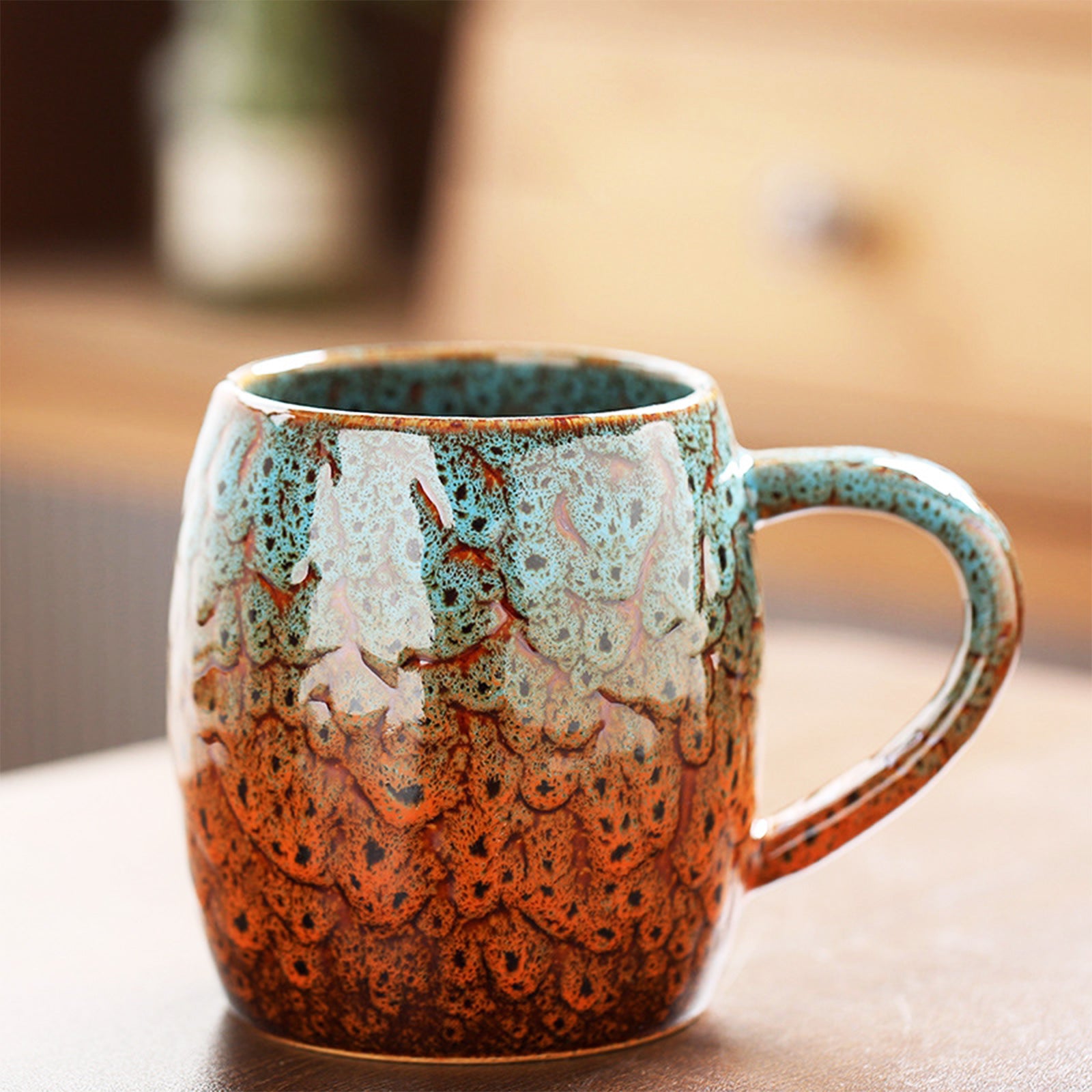 High Capacity, Colorful Mugs with Round Body