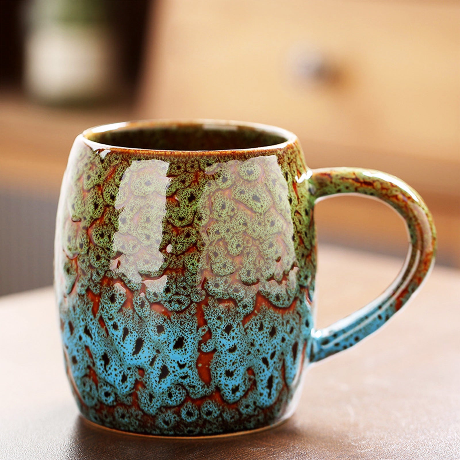 High Capacity, Colorful Mugs with Round Body