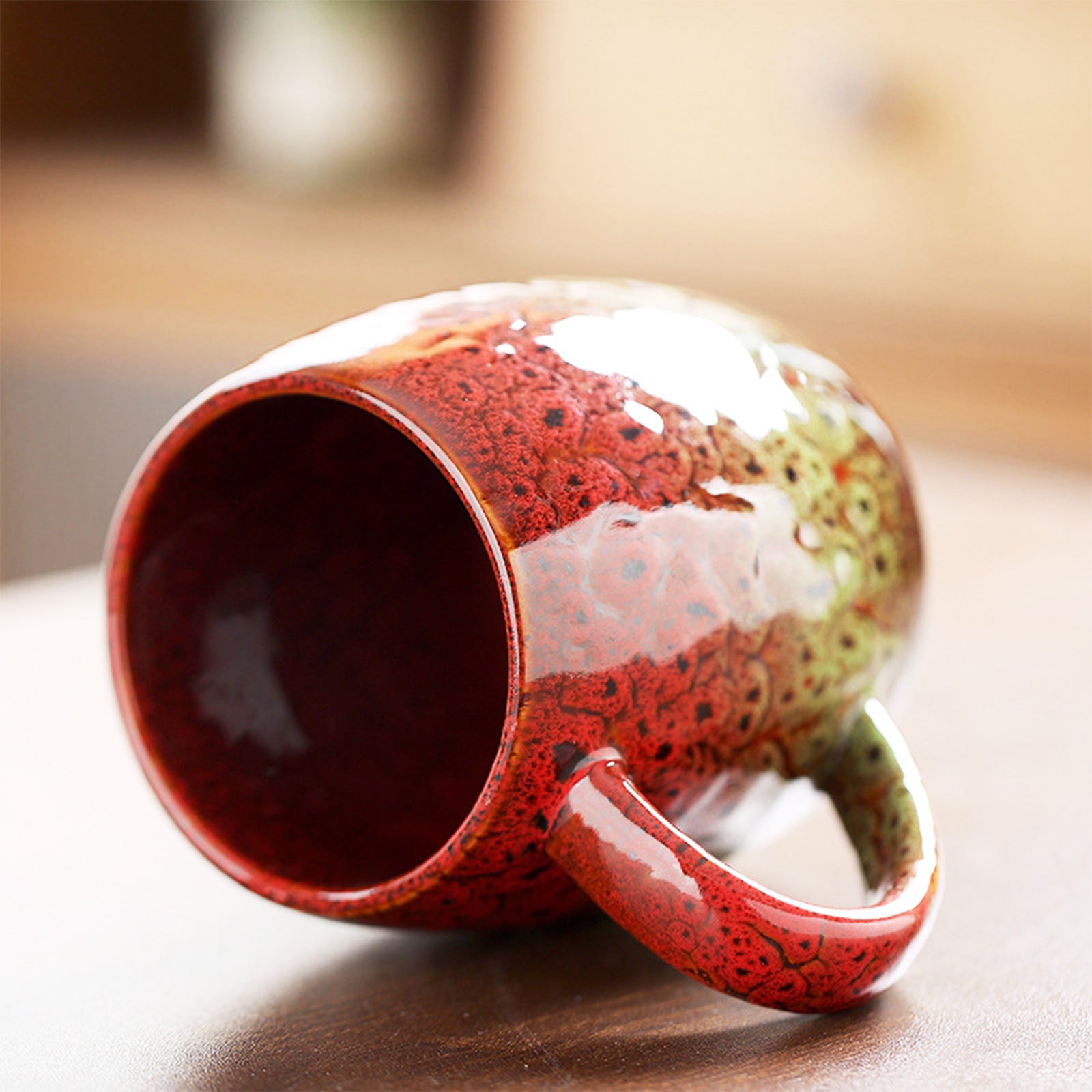 High Capacity, Colorful Mugs with Round Body