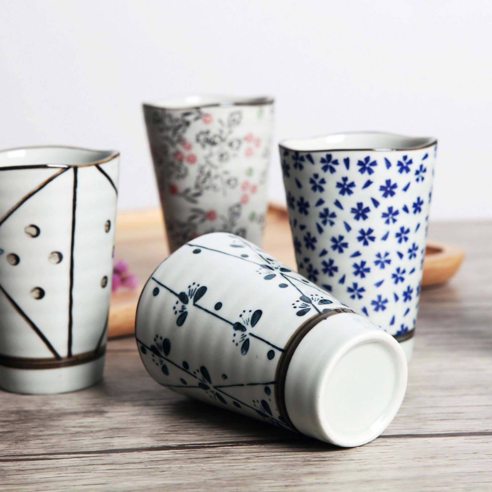 Exquisite Porcelain Tea Cups – Embrace Traditional Japanese Elegance (5 Styles)