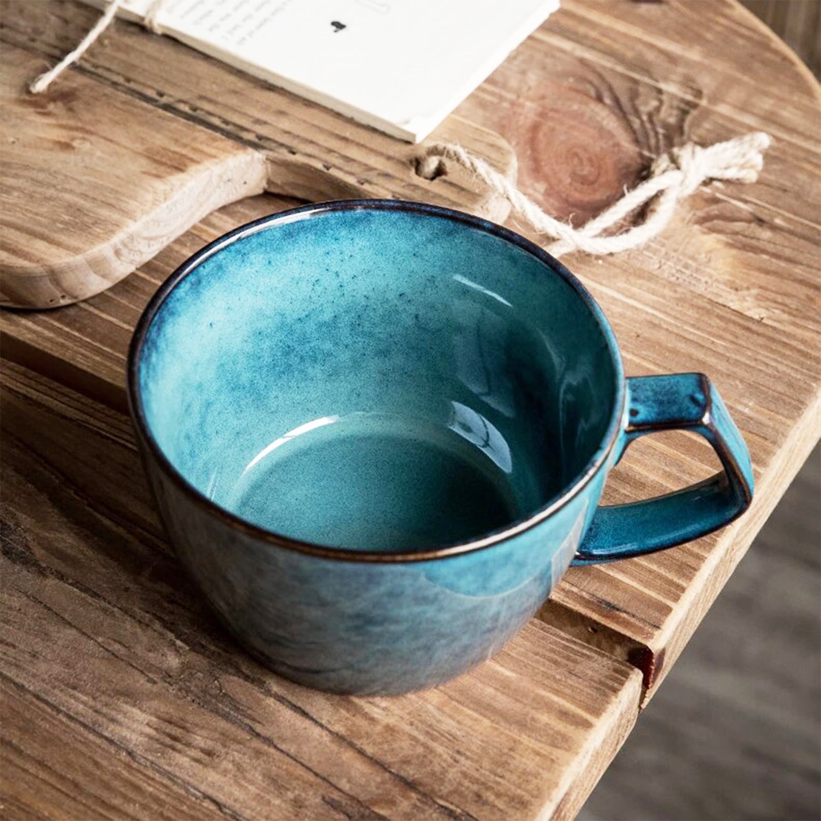 Let This Large Blue Ceramic Mug Be Your Morning Upgrade!