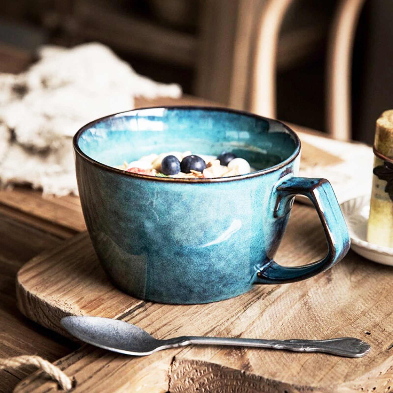 Let This Large Blue Ceramic Mug Be Your Morning Upgrade!