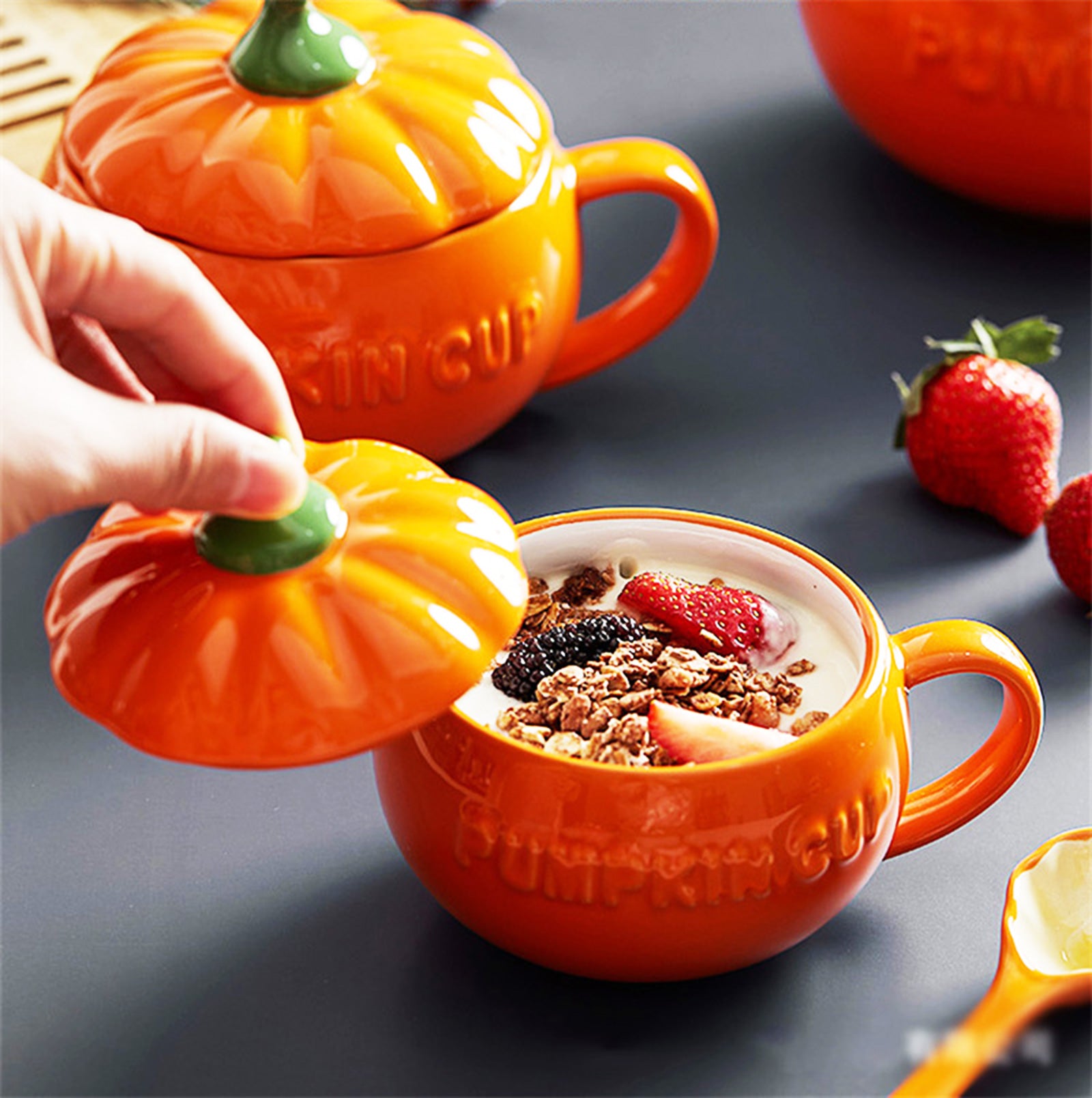 Magical Halloween Pumpkin Cups: 4 Sizes, 1 Spooky Party