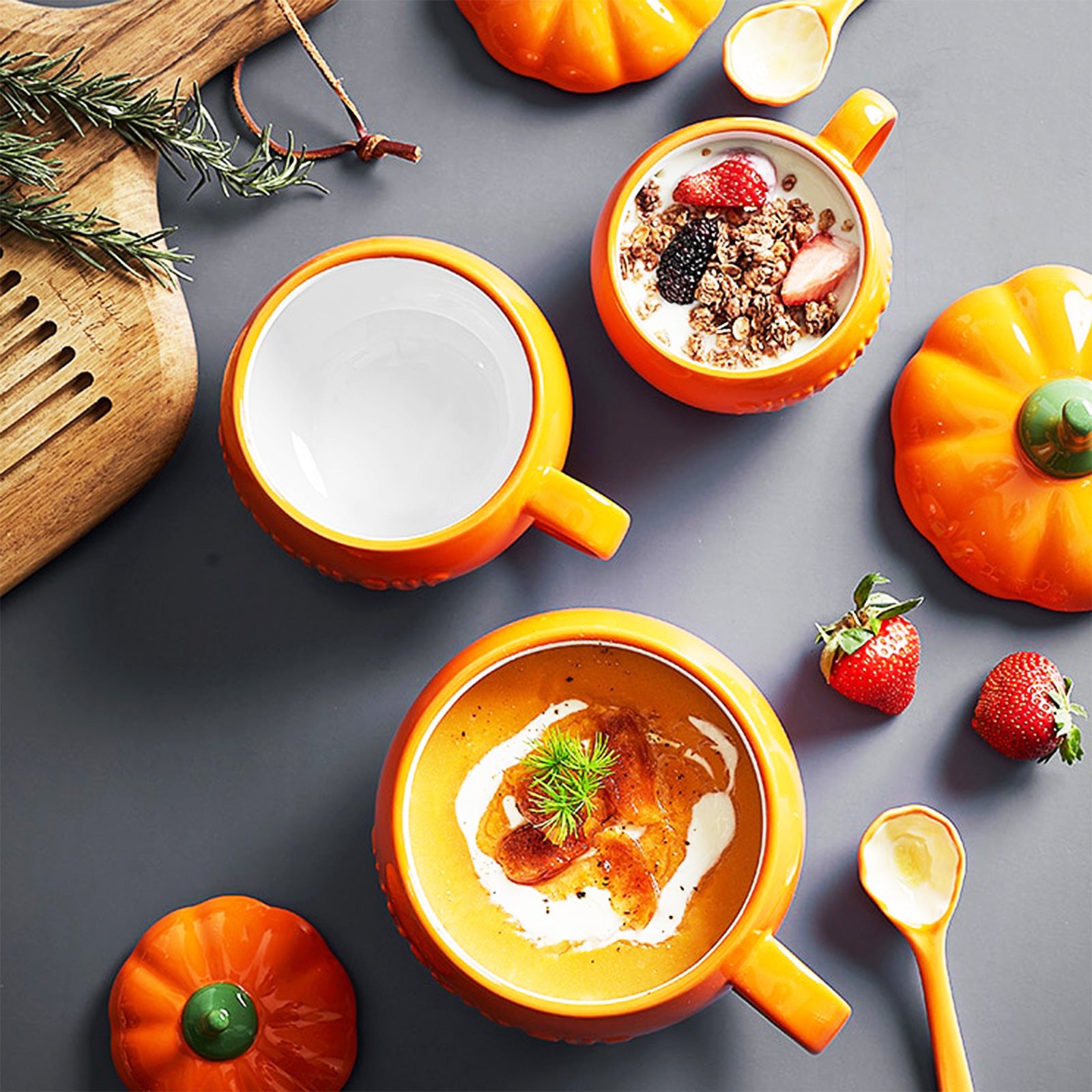 Magical Halloween Pumpkin Cups: 4 Sizes, 1 Spooky Party