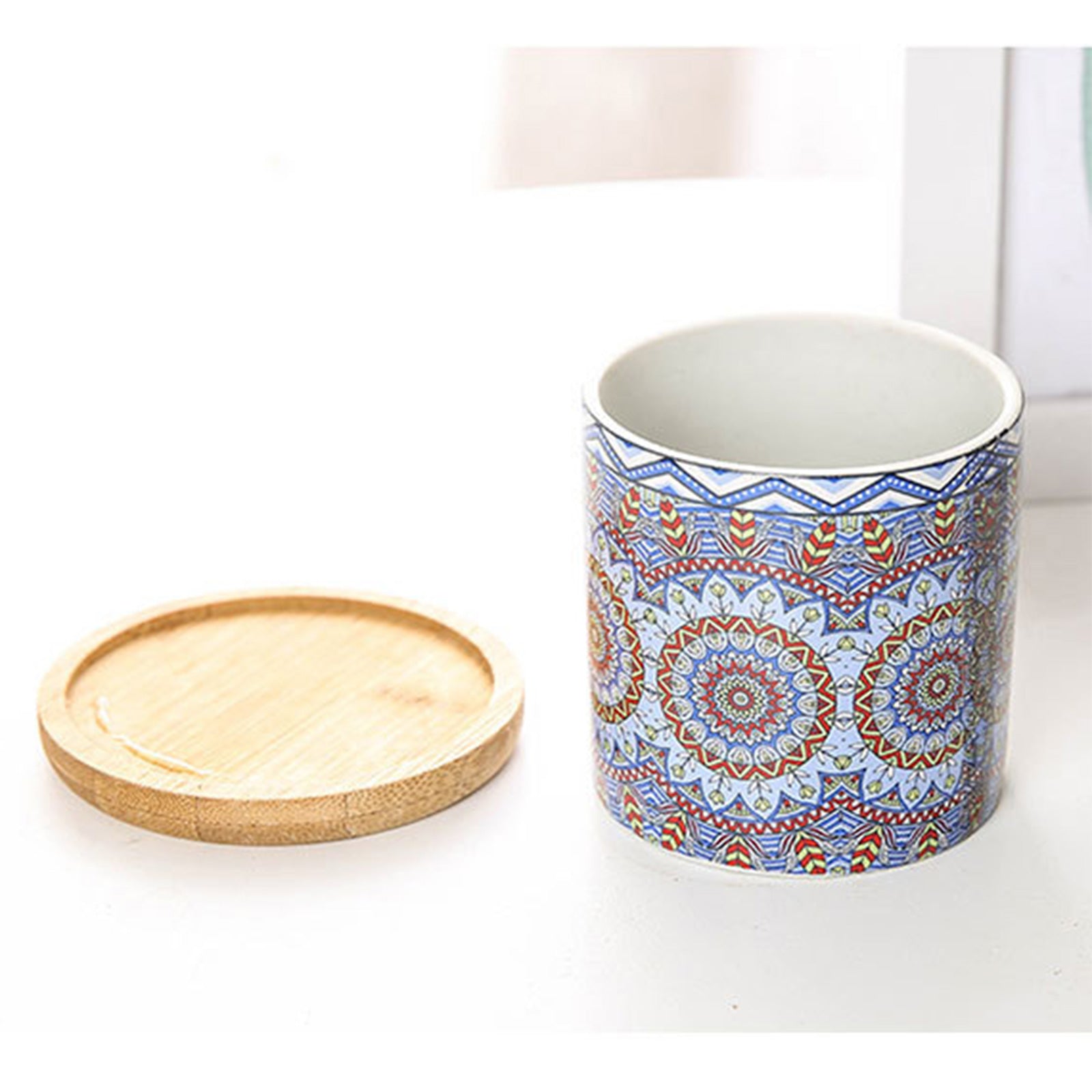 Mandala Geometric Design - Ceramic Flower Pot (4 styles)