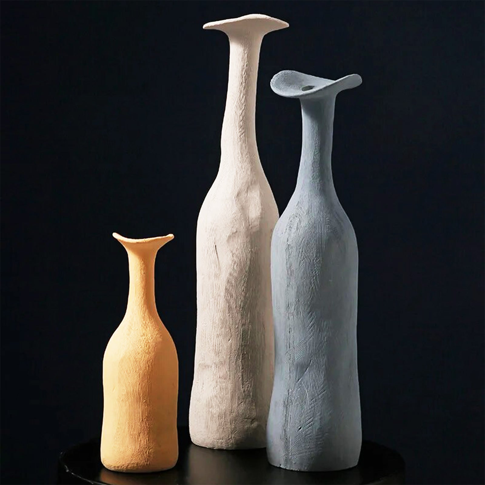 Minimal Nordic Vases with Playful Shape