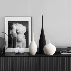 Minimalist Handmade Vases with Long, Elegant Necks