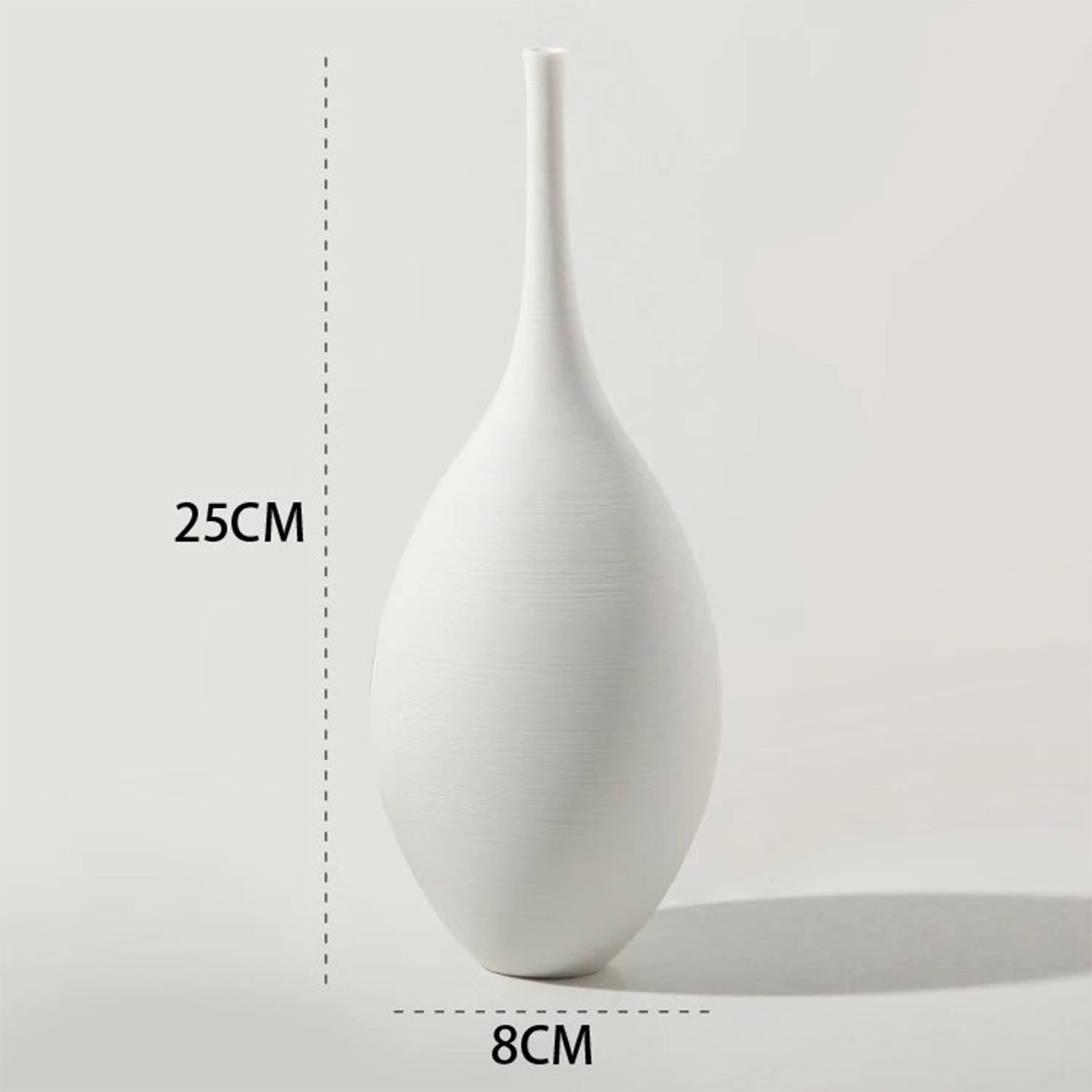 Minimalist Handmade Vases with Long, Elegant Necks