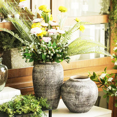 Nordic Charm: Vases with Linework Pattern