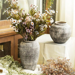 Nordic Charm: Vases with Linework Pattern