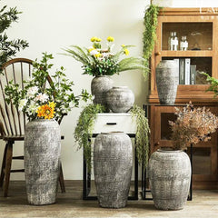Nordic Charm: Vases with Linework Pattern