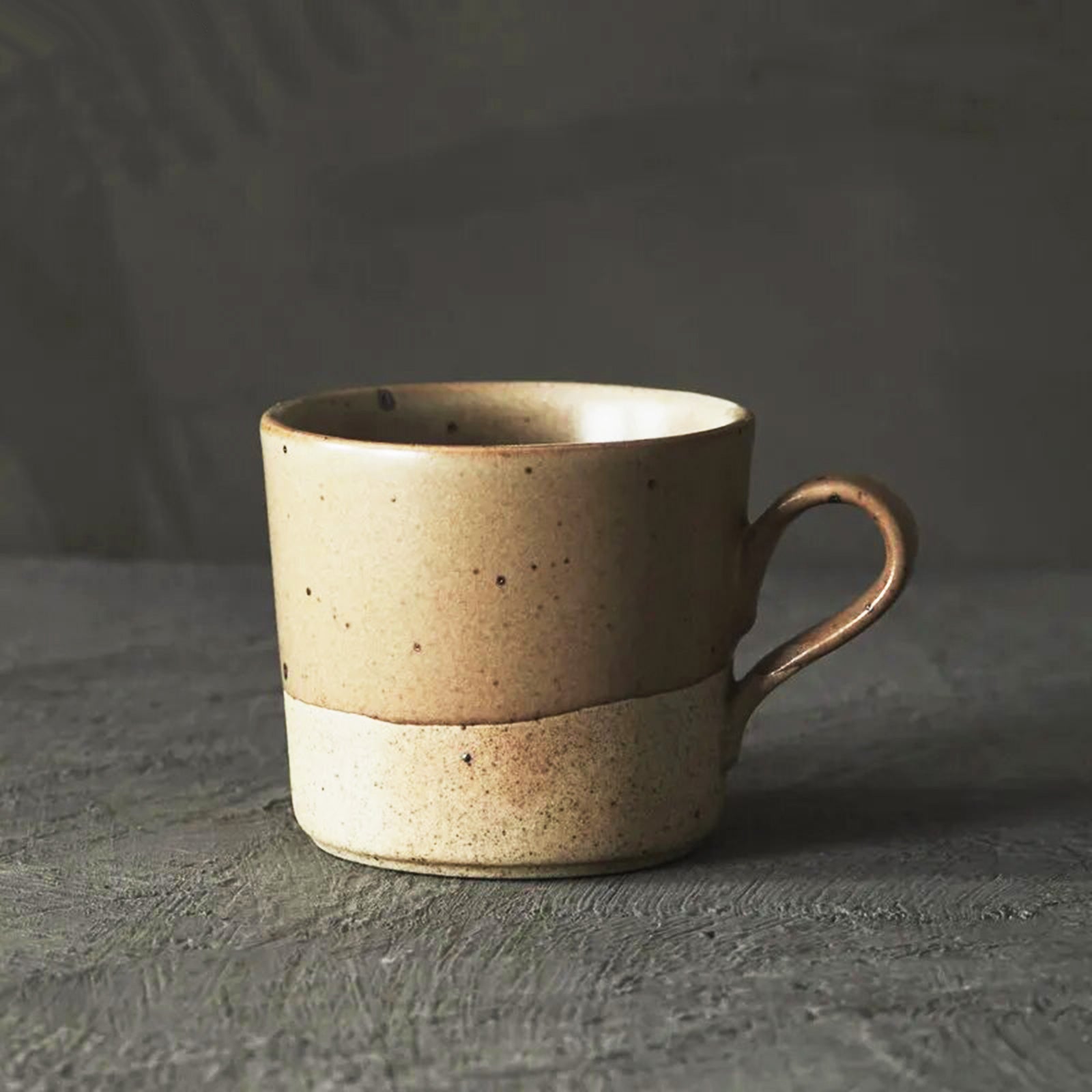 Rare Coffee Cups with Beautiful Semi-Covered Glaze