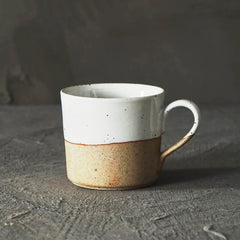 Rare Coffee Cups with Beautiful Semi-Covered Glaze