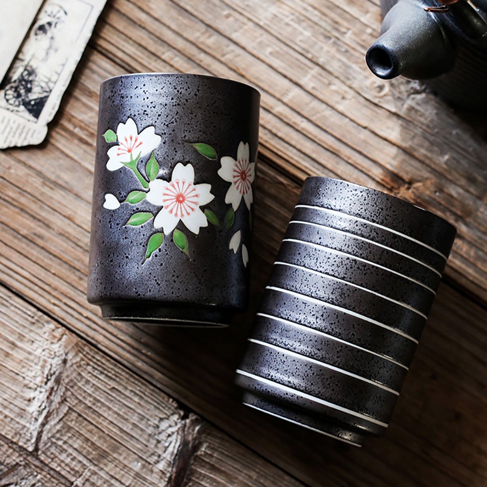 Retro Sake Cups Made From Eco-Friendly Materials