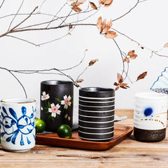 Stylish Japanese-Inspired Oversized Ceramic Cups