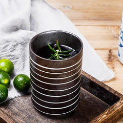 Stylish Japanese-Inspired Oversized Ceramic Cups